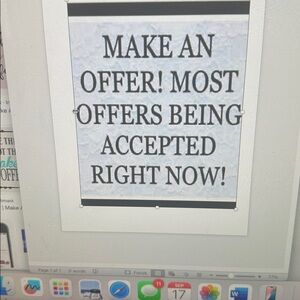Make an Offer Sign